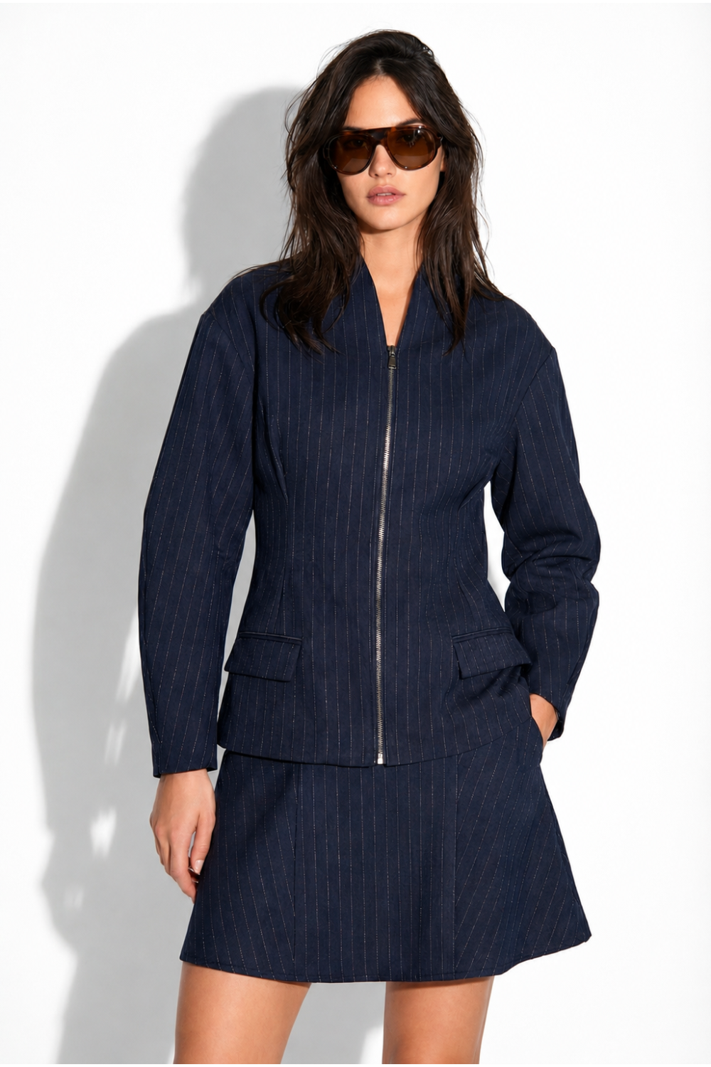 Jacket Malia Maura Navy fabriqué en Italie