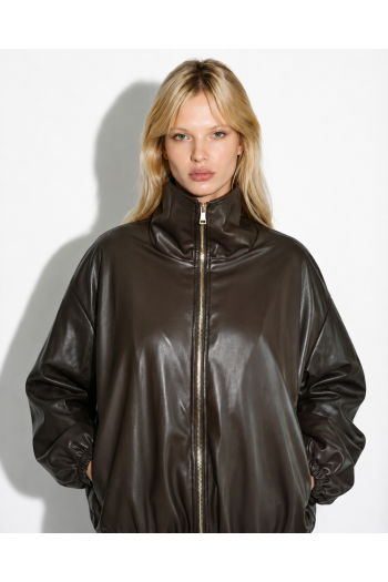 Jaket bessie aviator fabriqué en Italie.