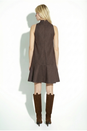 Dress Blake Maura chocolat fabriqué en Italie