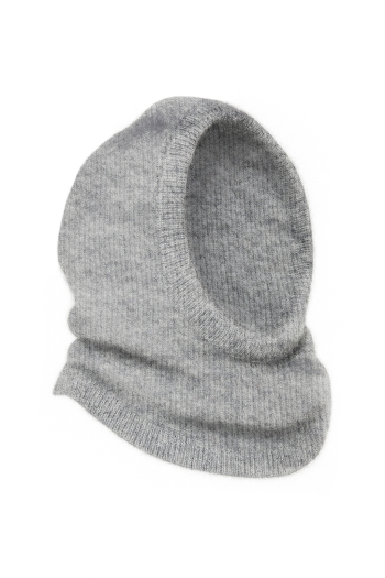 HALO KNITTED HOOD FEEL GREY MADE IN ITALY