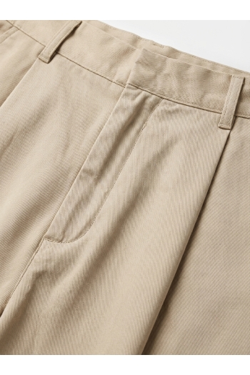Beige Rio-broek van lyocell, gemaakt in Italië