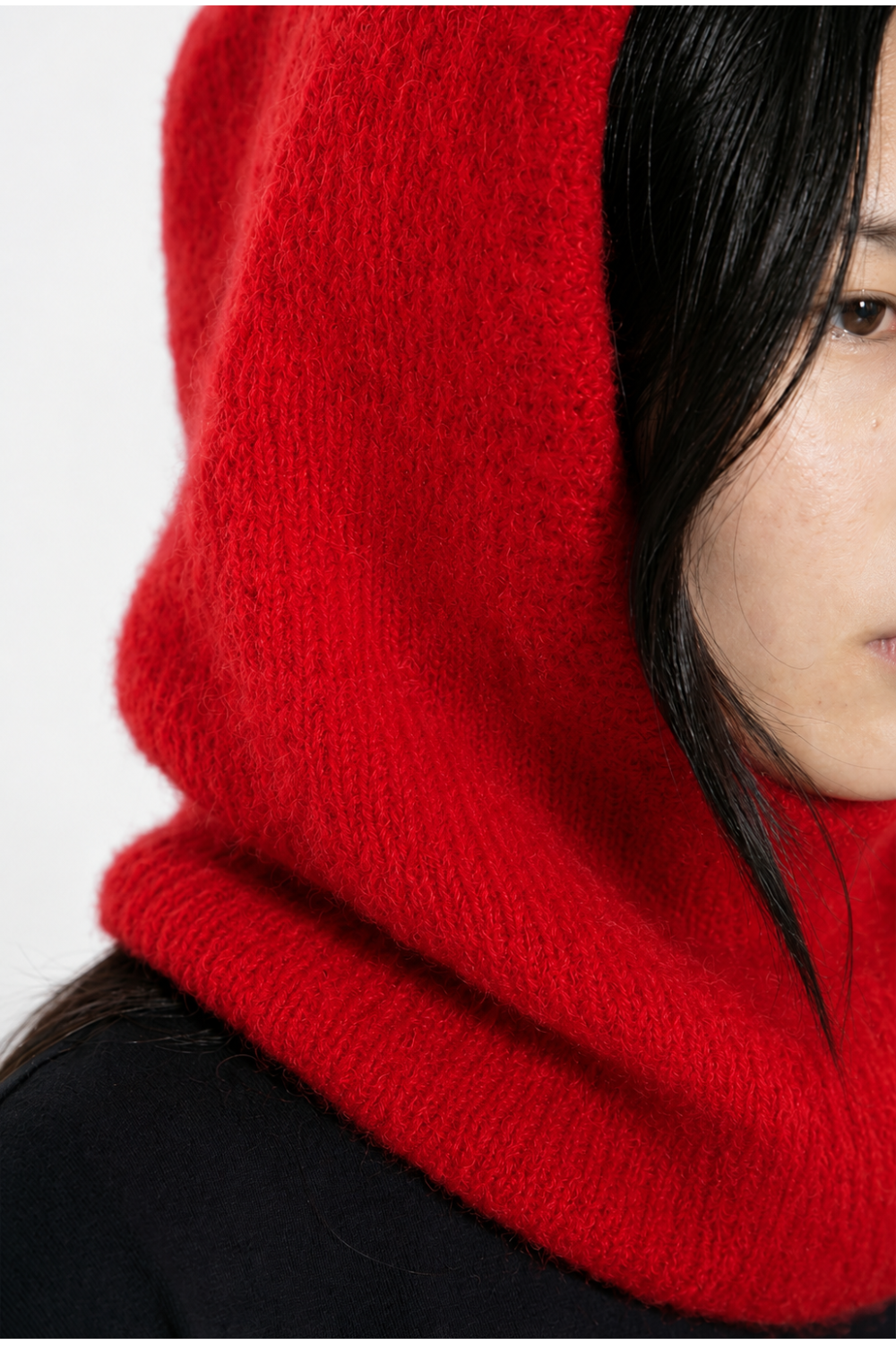 Cagoule rouge fabriquée en Italie
