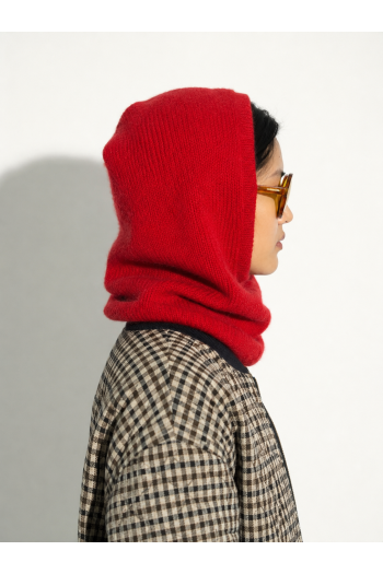 Cagoule rouge fabriquée en Italie