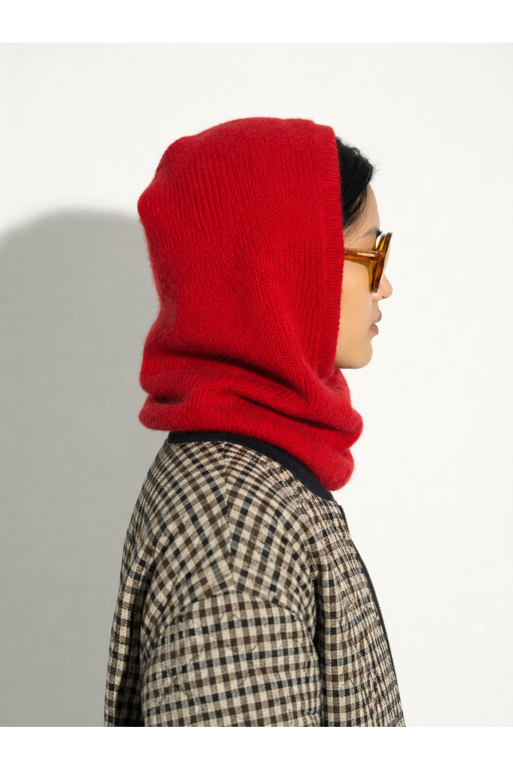 Cagoule rouge fabriquée en Italie