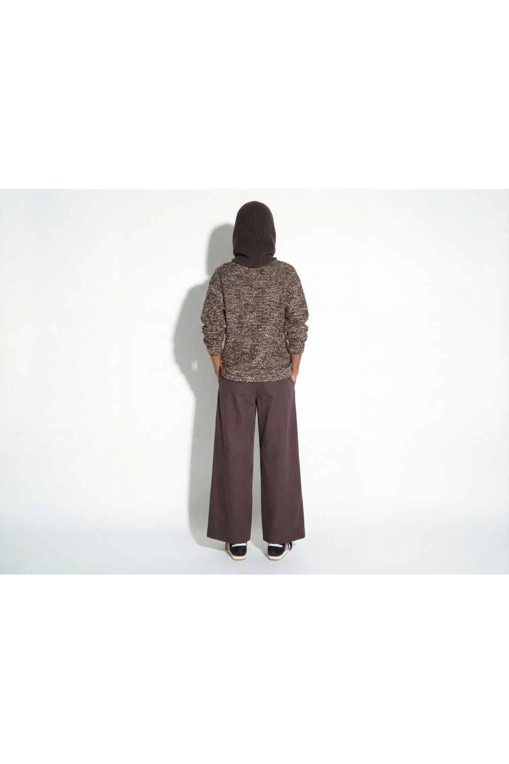 Cagoule chocolat fabriquée en Italie