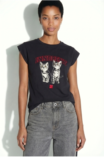 T-shirt Robbie Cat fabriqué au Portugal