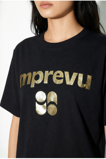 T-shirt Colette foil black fabriqué au Portugal