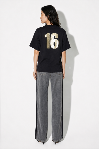 T-shirt Colette foil black fabriqué au Portugal