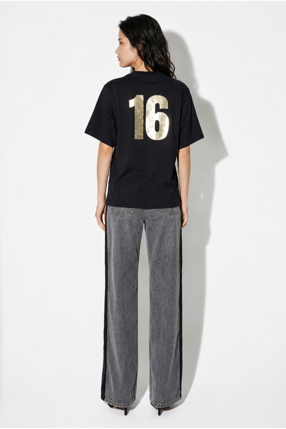 T-shirt Colette foil black fabriqué au Portugal