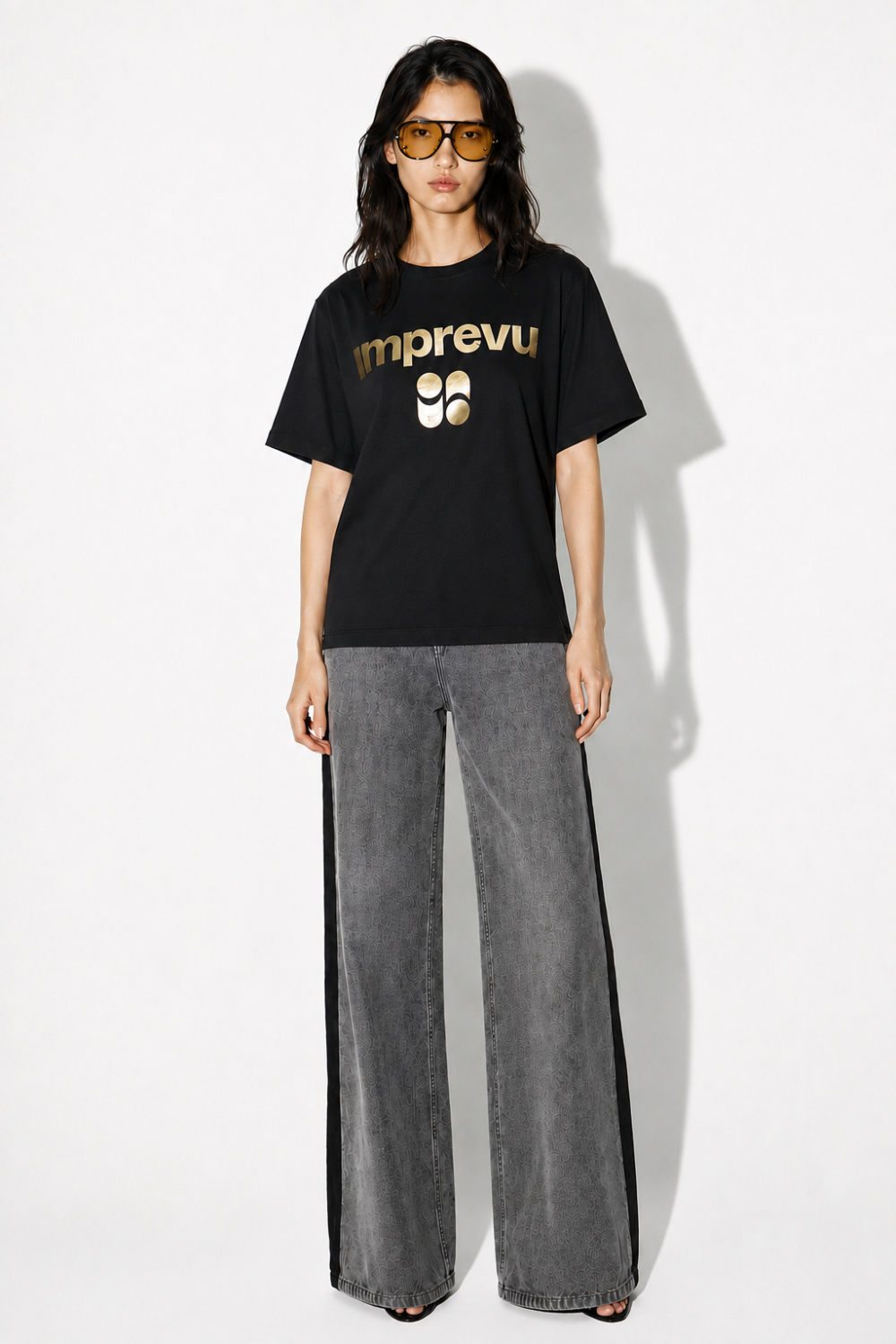 T-shirt Colette foil black fabriqué au Portugal