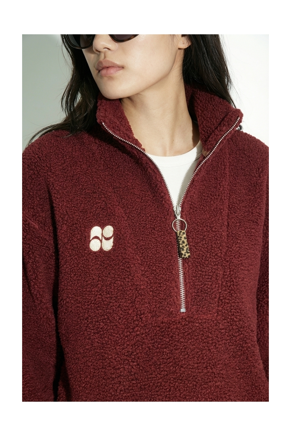 Sweatshirt Luca Teddy Zip fabriqué au Portugal