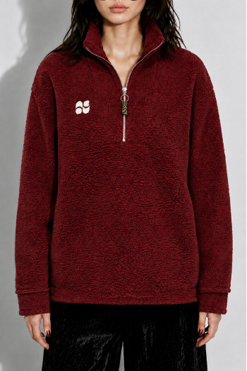 Sweatshirt Luca Teddy Zip fabriqué au Portugal