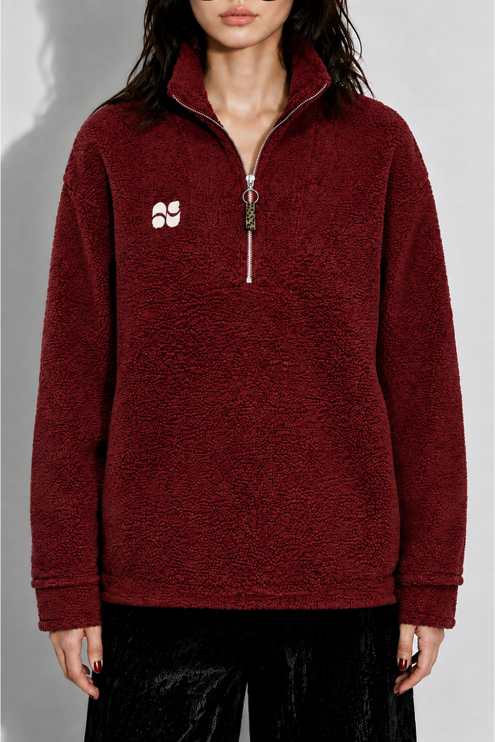 Sweatshirt Luca Teddy Zip fabriqué au Portugal