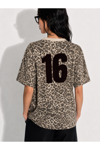 T-shirt Colette print Leo fabriqué au Portugal