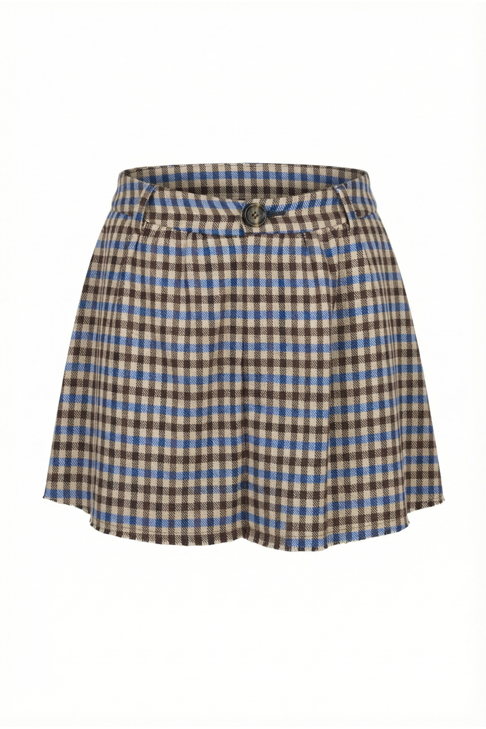 Riva Royal Houndstooth Shorts Skirt, Made in Italy