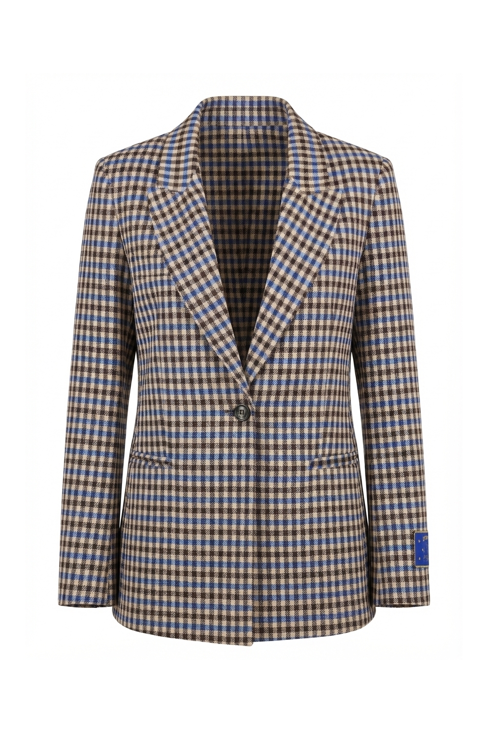 Blazer Ema pied de poule Royal fabriqué en Italie