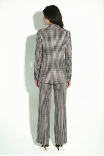 Blazer Ema pied de poule Royal fabriqué en Italie