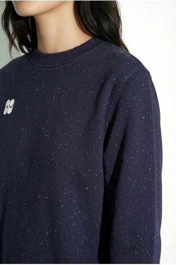 Sweatshirt Eddie Mouchete blue fabriqué au Portugal
