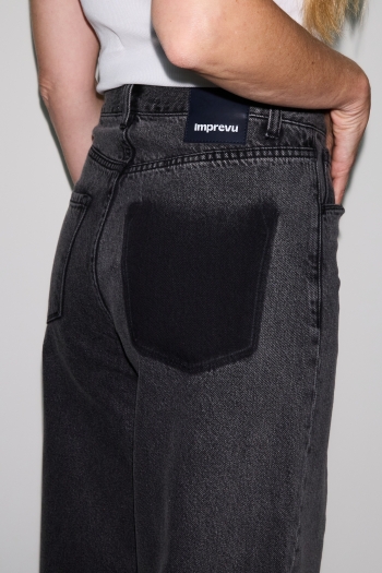 Denim Swiggy Palazzo Grey Fabriqué au Portugal