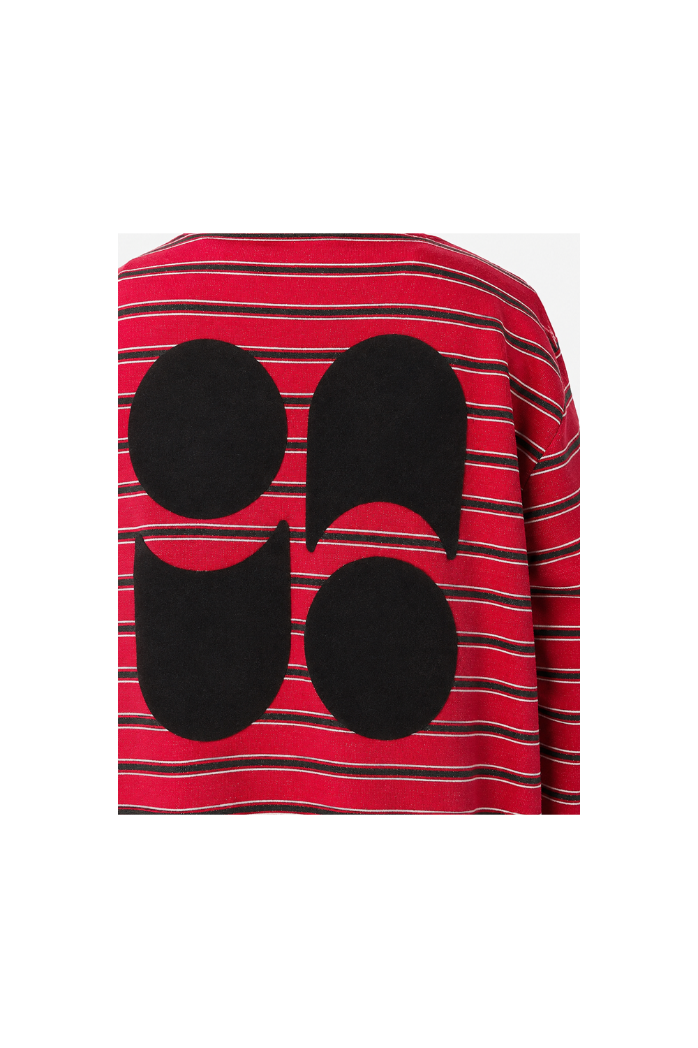 Sweatshirt Eddie Rayures red fabriqué au Portugal