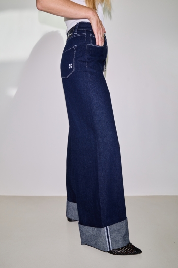 Denim Maxi Swiggy raw blue fabriqué au Portugal