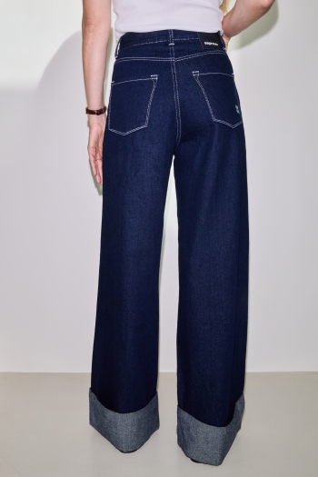 Denim Maxi Swiggy raw blue fabriqué au Portugal