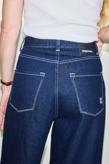 Denim Maxi Swiggy raw blue fabriqué au Portugal