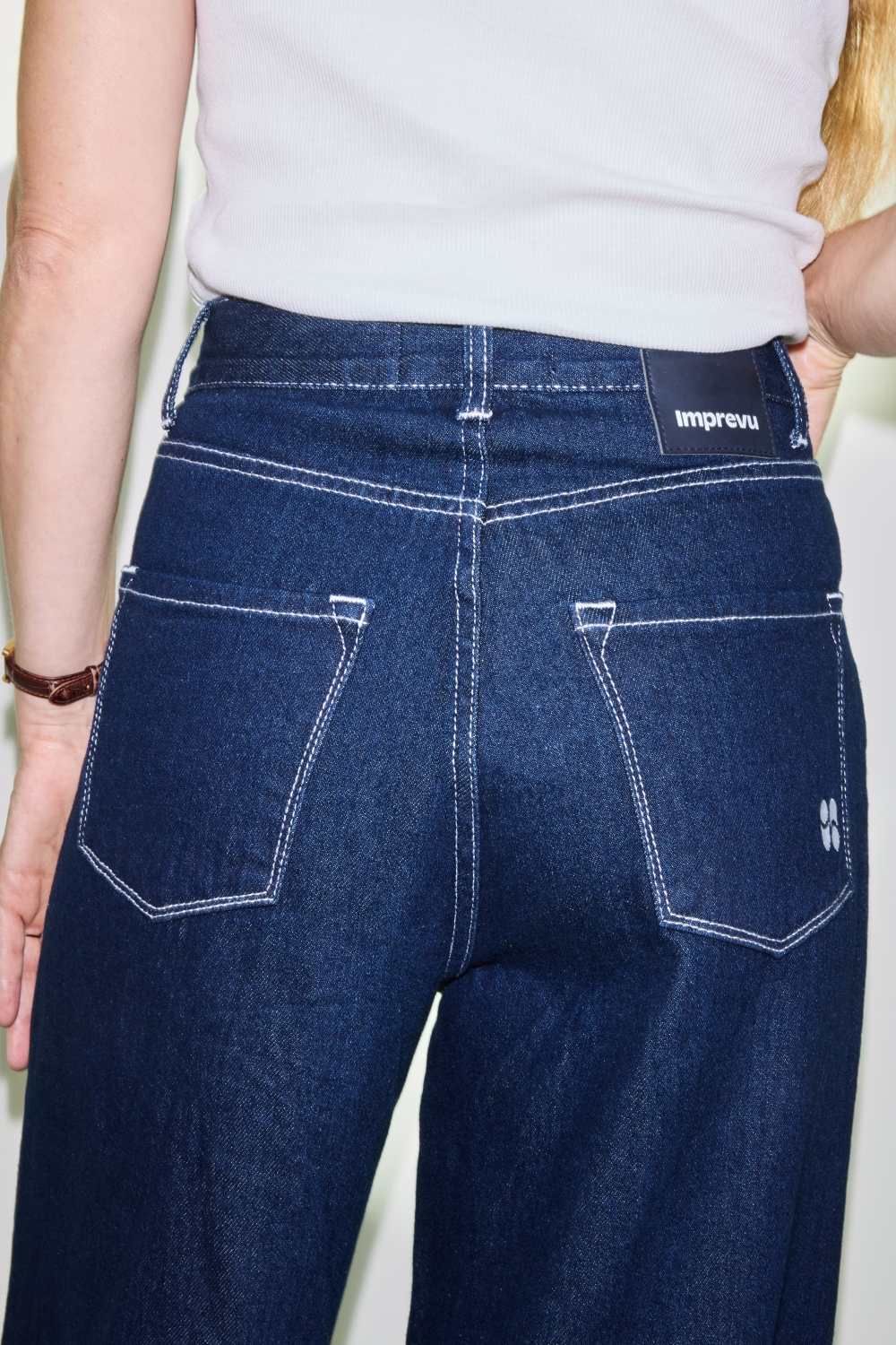 Denim Maxi Swiggy raw blue fabriqué au Portugal
