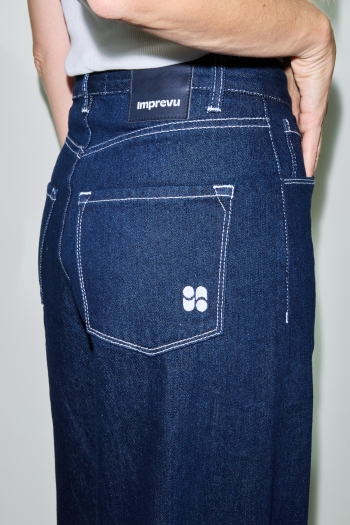 Denim Maxi Swiggy raw blue fabriqué au Portugal