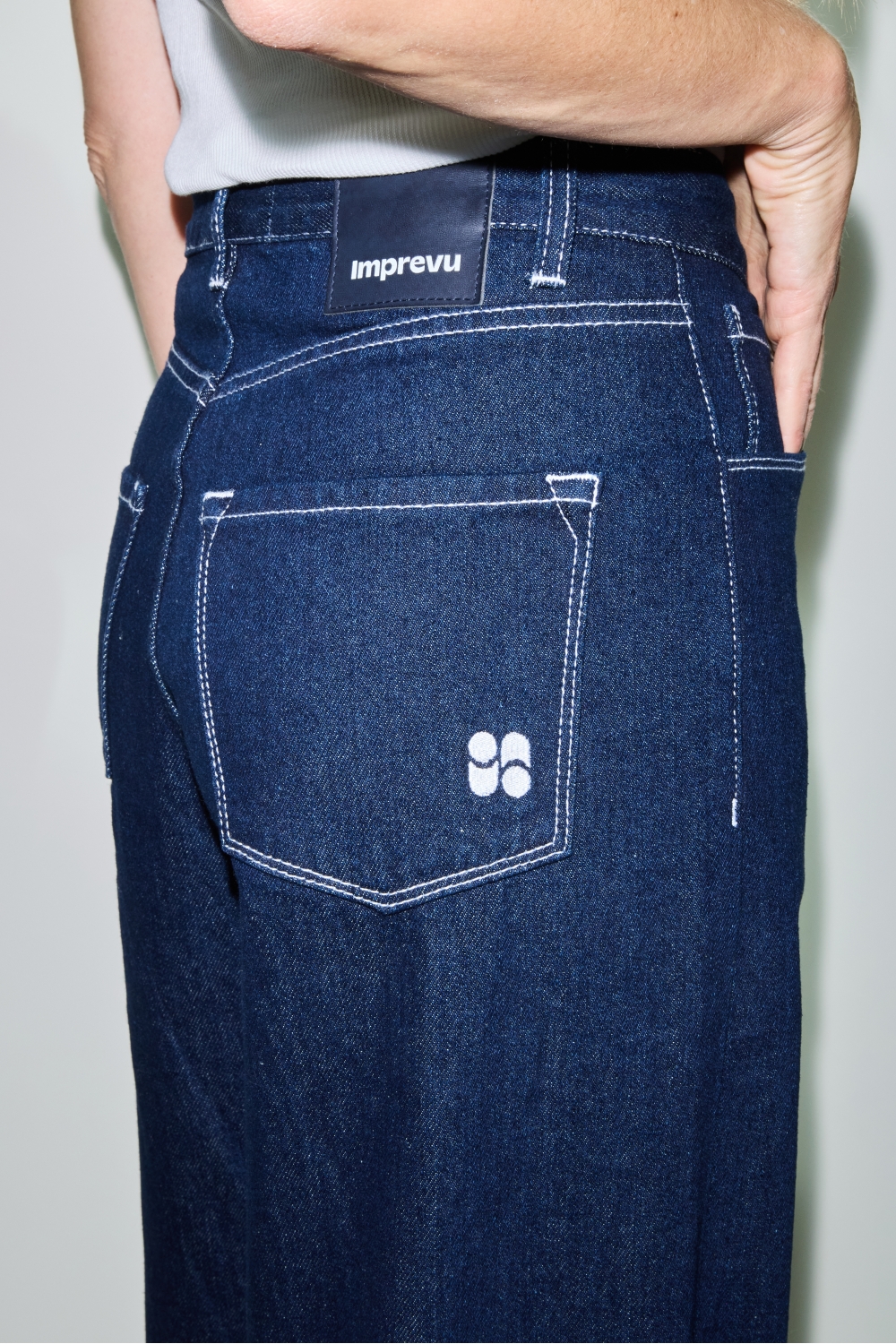 Denim Maxi Swiggy raw blue fabriqué au Portugal